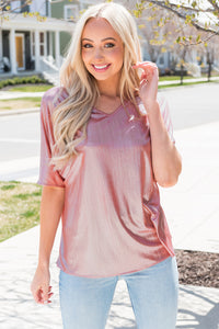 V-Neck Half Sleeve T-Shirt